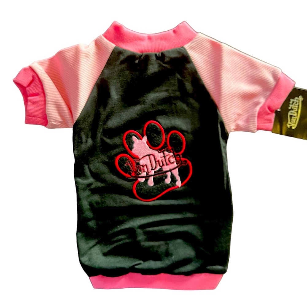 VON Dutch Dog Spring Clothes Pet Puppy Costume Dog Cat Sports Apparel sweater